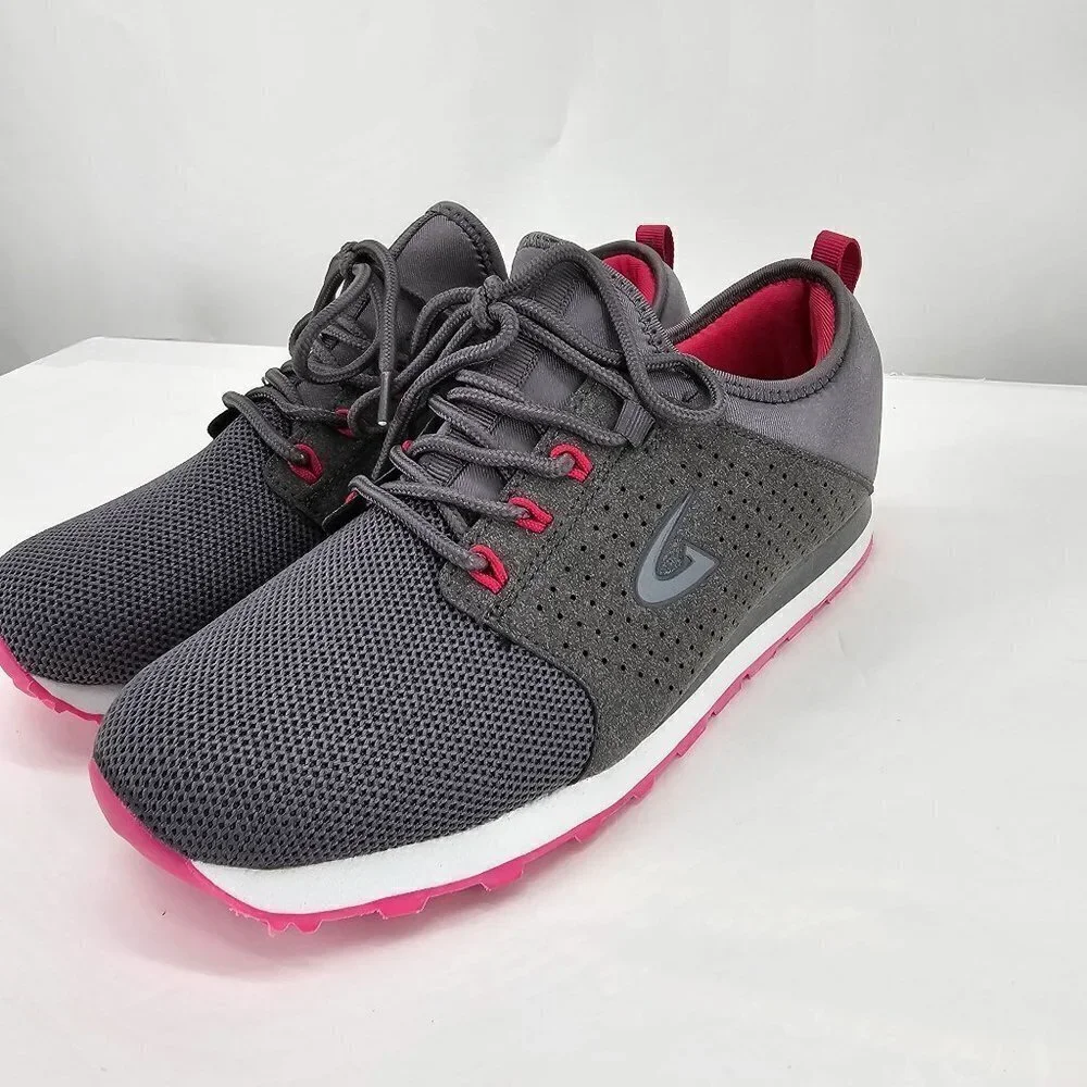 Dream Seek Gray & Fuchsia Logo-Accent Sneaker - Picture 3 of 10